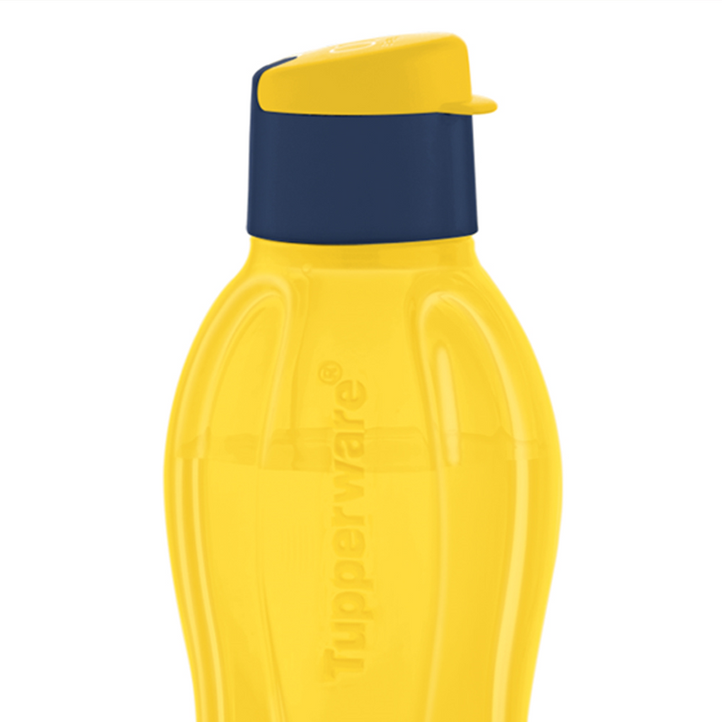 Botella para agua Eco twist 750 ml Tupperware Amarilla