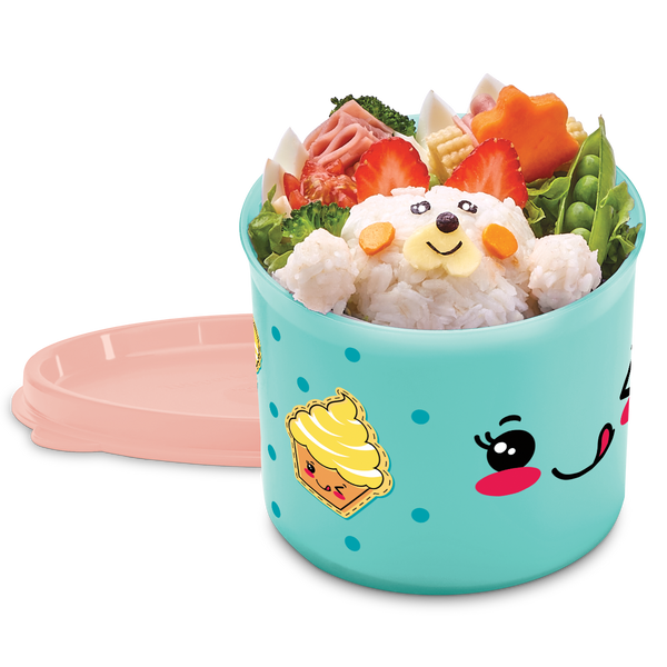 Recipiente con tapa Kawaii 600ml Tupperware