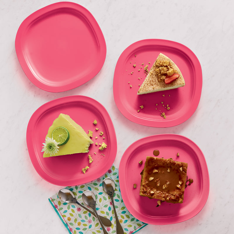 Set de Tazon Aloha 4L y 4 Platos Mexicana Tupperware