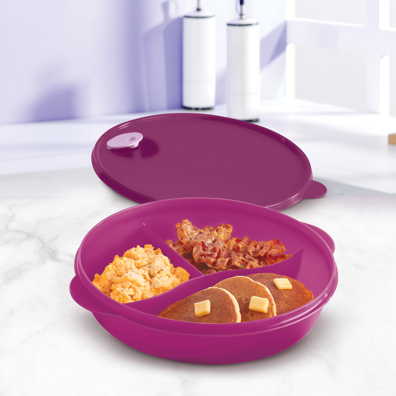 Recipiente para microondas con divisiones 900ml Tupperware