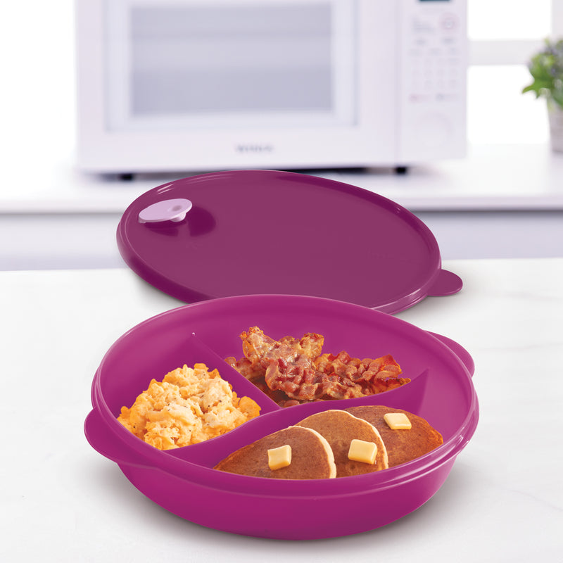 Recipiente para microondas con divisiones 900ml Tupperware