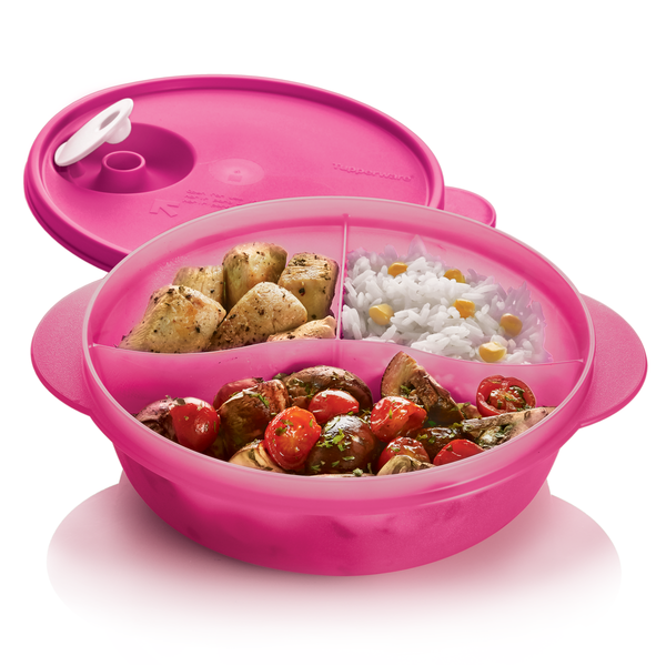 Recipiente para Microondas con Divisiones Tupperware