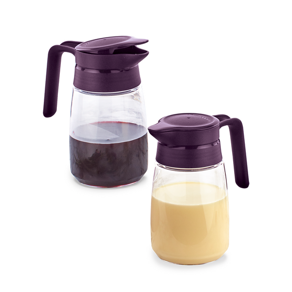 Jarritas con tapa 350ml Tupperware 2 pzas