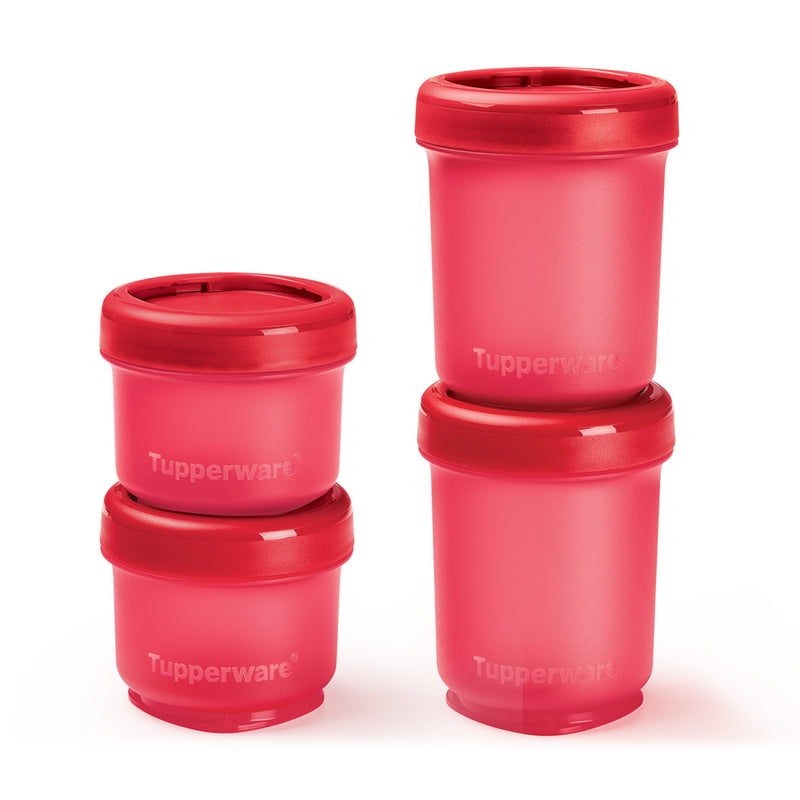 Tuppers herméticos para comida  Tupperware  Rojo