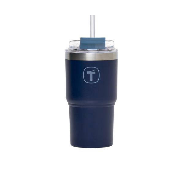 Termo Tupperware Big T 630ml Frio Caliente Anti derrames Azul