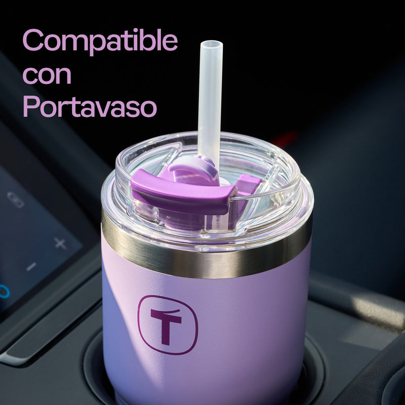 Termo Tupperware Big T 630ml Frio Caliente Anti derrames Azul